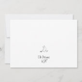 Carte De Correspondance Eaux islandaises (Dos)