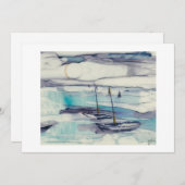 Carte De Correspondance Eaux islandaises (Devant / Derrière)