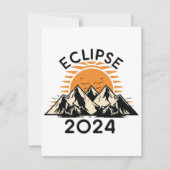 Carte De Correspondance Éclipse solaire totale 2024 (Devant)