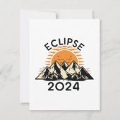 Carte De Correspondance Éclipse solaire totale 2024 (Dos)