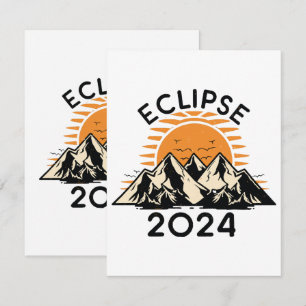 Carte De Correspondance Éclipse solaire totale 2024