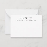 Écran moderne Laver Monogramme Couple Stationnaire