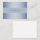 Carte De Correspondance Écriture de script de monogramme élégant modifiabl (Devant / Derrière)