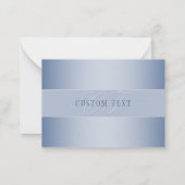 Carte De Correspondance Écriture de script de monogramme élégant modifiabl (Devant)