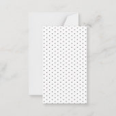 Carte De Correspondance écriture moderne chic merci diplôme photo (Dos)