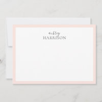 Écriture Simple Moderne Nom Blush Rose