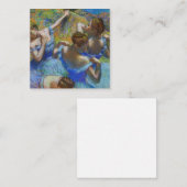 Carte De Correspondance Edgar Degas - Danseurs Bleus (Devant / Derrière)