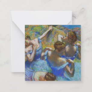 Carte De Correspondance Edgar Degas - Danseuses bleues