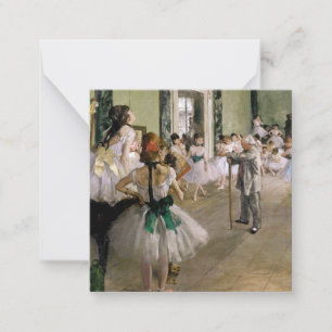 Carte De Correspondance Edgar Degas - La Classe de danse