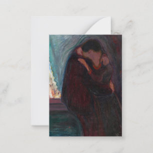 Carte De Correspondance Edvard Munch - Le baiser
