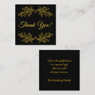 Carte De Correspondance Effet du Merci sur le Merci noir