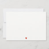 Carte De Correspondance Élégant Camping Aquarelle Pine Mariage (Dos)