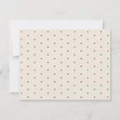 Carte De Correspondance Élégant Chic Monogrammé (Dos)