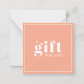 Carte De Correspondance Elégant élégant Peach White Beauty Salon (Devant)