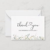 Carte De Correspondance Elégant Eucalyptus Feuille Green Note Card (Devant)