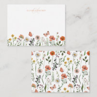Élégant Fleur sauvage d'aquarelle Monogramme moder