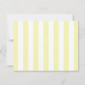 Carte De Correspondance Elegant Mellow Yellow Bow Stationery Note Card (Dos)