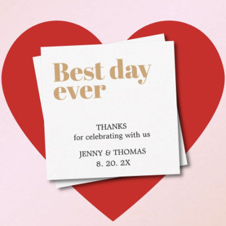 Carte De Correspondance Élégant Merci Mariage propre