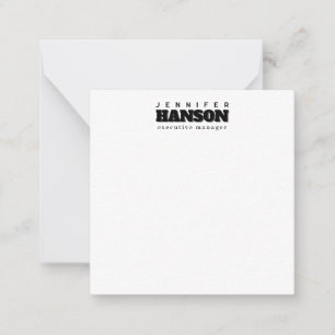 Carte De Correspondance Élégant moderne minimaliste professionnel simple