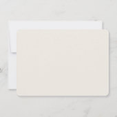 Carte De Correspondance Élégant Monogramme Moderne Personnalisé Avec Nom (Dos)