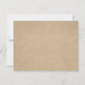 Carte De Correspondance Élégant Simple Classique Message Mémorial Funérail (Dos)