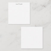 Carte De Correspondance Élégant simple professionnel (Devant / Derrière)