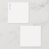 Carte De Correspondance Élégant simple professionnel (Devant / Derrière)