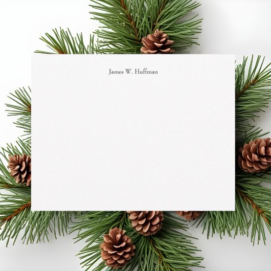 Carte De Correspondance Élégant Simple Professionnel