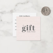 Carte De Correspondance Elégant Texture Rose salon de beauté (Devant/Arrière en situation)