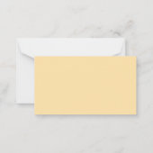 Carte De Correspondance Elegant Thank you Card for Wedding Guests (Dos)