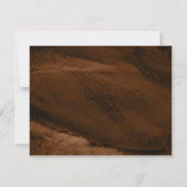 Carte De Correspondance Elégant Velours Rouille Or Marbre Agate Géode (Dos)