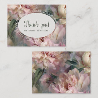 Carte De Correspondance Elegant Watercolor spring wildflowerFlat Note Card