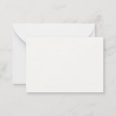 Carte de correspondance élégante à motif gingham v (Dos)