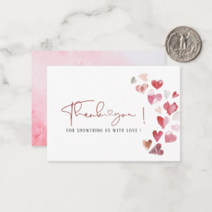 Carte De Correspondance Elégante aquarelle un peu amoureuse est sur le w