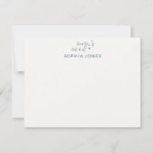 Carte de correspondance élégante avec empreinte de (Devant)