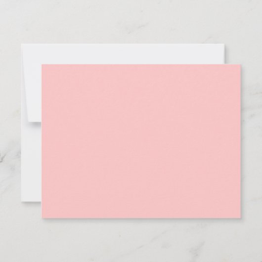 Carte De Correspondance Élégante calligraphie de script Pink Daisy (Dos)