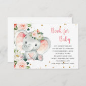 Carte De Correspondance Elephant Book for Baby (Devant / Derrière)