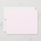 Carte De Correspondance Elephant Mom and Baby Flat Merci Notes (Dos)