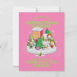 Carte De Correspondance Elf le film La meilleure façon de répandre Noël