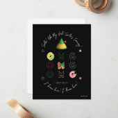 Carte De Correspondance Elf le Film | Santa OMG (Devant/Arrière en situation)