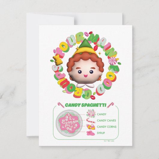 Carte De Correspondance Elf the Movie | Quatre groupes principaux (Devant)