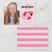 Carte De Correspondance Elmo dans la Saint-Valentin coeur (Devant / Derrière)