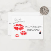 Carte De Correspondance Embrasse la proposition de l'aumônier (Devant/Arrière en situation)