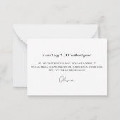 Carte De Correspondance Embrasse la proposition de l'aumônier (Dos)