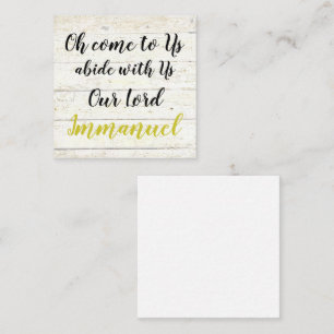 Carte De Correspondance Emmanuel