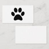 CARTE DE CORRESPONDANCE EMPREINTE DE PATTE (Devant / Derrière)