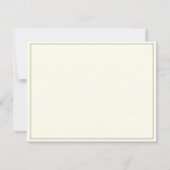 Carte de correspondance en note Rustic Chocolate D (Dos)