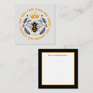 Carte De Correspondance encouragements mignons abeille ajouter du sentimen