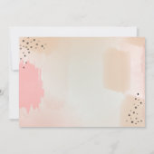 Carte De Correspondance Enseignant Abstrait de la pomme rose (Dos)