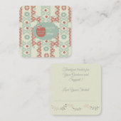 Carte De Correspondance Enseignant Merci : (Devant / Derrière)